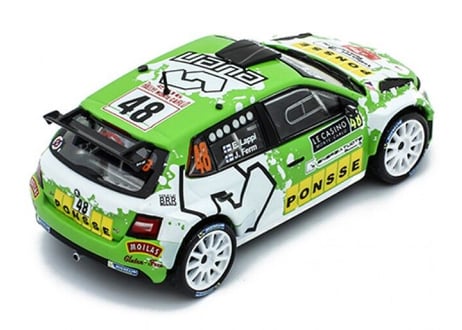 ixo models 1/43 (RAM628) Skoda Fabia R5 #48 Rally Monte Carlo 2016 Lappi