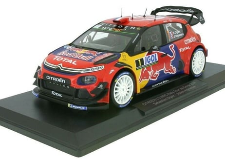 NOREV 1/18 (181647) CITROEN C3 #1 WRC RALLY TOUR DE CORSE 2019
