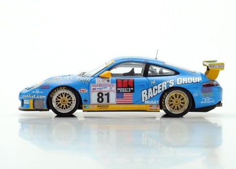 Spark 1/43 (S5517) Porsche 996 GT3 RS #81 16th Le Mans 2002