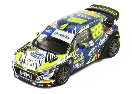 ixo models 1/43 (RAM696) HYUNDAI NGi20 WRC # 222 Monza Rally Show 2018