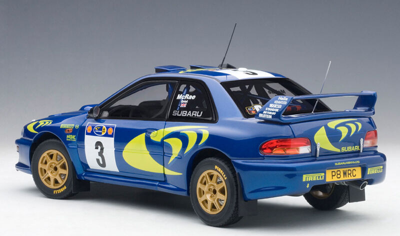 AUTOart 1/18 (89792) スバル インプレッサ WRC 1997 ＃3 ※サフ