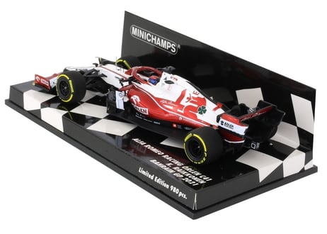 MINICHAMPS 1/43 Alfaromeo Racing ORLEN C41 #7 Bahrain GP 2021 K.Raikkonen