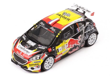 ixo models 1/43  (RAM659) PEUGEOT 208 T16 R5 #1 Chablais Rally 2017 S.Loeb
