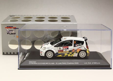 ixo modelx 1/43 (MDC027) CITROEN C2 S1600 2009年 ラリー･シャブリ #0