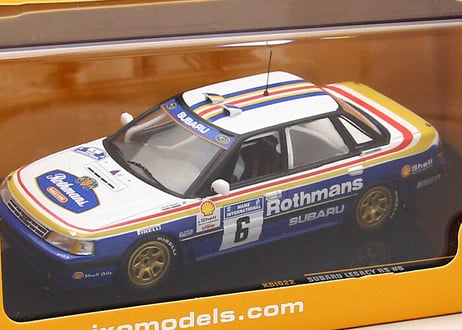 ixo models 1/43 (KBI022) SUBARU Legacy RS #6 Winner Manx Rally 1991