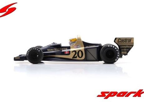 Spark 1/18 (18S372) Wolf WR1 #20 Winner Monaco GP 1977 Jody Scheckter With Acrylic Cover