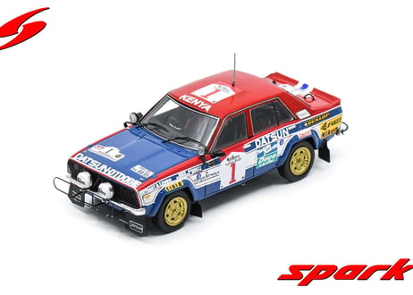 Spark 1/43 (S7767) Datsun 160J #1 Winner Safari