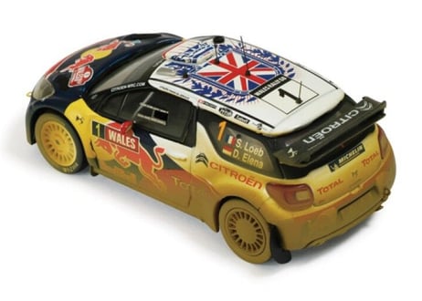 ixo models 1/43 (RAM464A) Citroen DS3 WRC #1 Wales Rally GB 2011 (汚れ仕様)