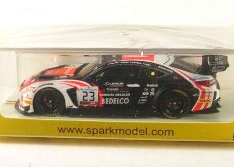Spark 1/43 (SB272) Lexus RCF GT3 #23 Tech 1 Racing 24h Spa 2019