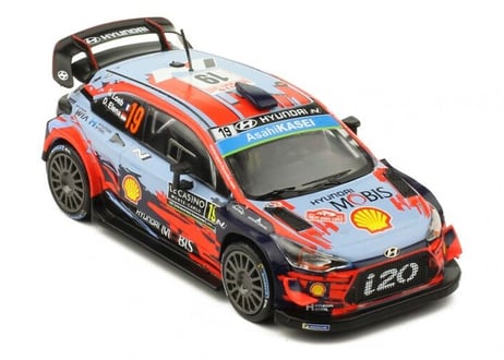 ixo models 1/43 (RAM701) HYUNDAI i20 Coupe WRC #19 Rallye Monte-Carlo 2019 S. Loeb / D.Elena