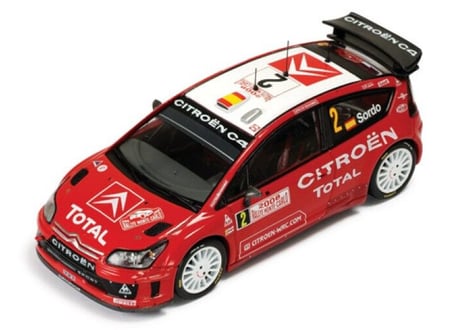ixo models 1/43 (RAM298) Citroen C4 WRC #2 11th Rally Monte Carlo 2008
