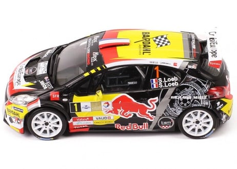 ixo models 1/43  (RAM659) PEUGEOT 208 T16 R5 #1 Chablais Rally 2017 S.Loeb
