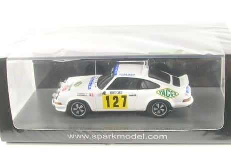 Spark 1/43 (S6641) PORSCHE 911 CARRERA RS 2.7 #127 MONTE CARLO RALLY 1978
