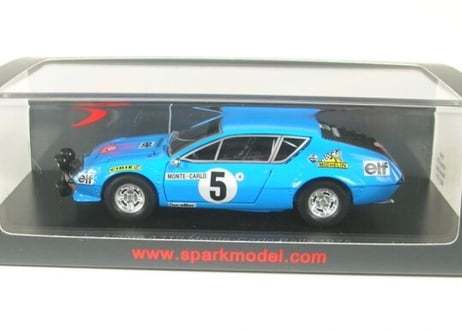 Spark 1/43 (S5493) ALPINE A310 #5 MONTE CARLO RALLY 1975