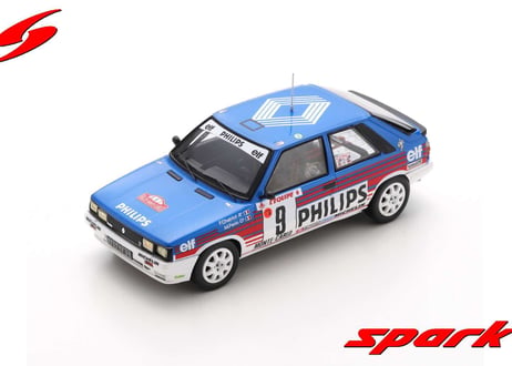 Spark 1/43 (S5569) Renault 11 Turbo #9 Rally Montecarlo 1987