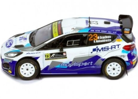 ixo models 1/43 (RAM815LQ) Ford Fiesta R5 Mk II #23 Winner WRC2 Acropolis Rally 2021