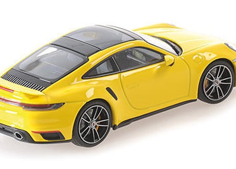MINICHAMPS 1/43 (410 069472) PORSCHE 911 Turbo S 2020 Yellow