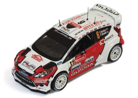 ixo models 1/43 (RAM494) Ford Fiesta RS WRC #6 Rally Monte Carlo 2012
