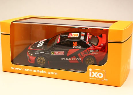 ixo models 1/43 (KBI047) MITSUBISHI LANCER Evo X #56 Rally JAPAN 2008