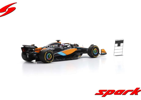 Spark1/43(S8927)McLaren MCL60#81 McLaren1stPole,1stSprintRace-QatarGP2023 OscarPiastri With pitboard