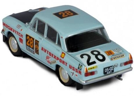 ixo models 1/43 (RAC353) Moskvitch 412 #28 Rally London-Mexico 1970