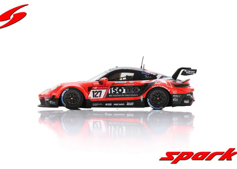 Spark 1/43 (SG850) Porsche 911 GT3 CUP ＃127 KKramer Racing Winner Cup 2 class 24H Nurburgring 2022