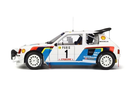 Otto Mobile 1/12 (G027) Peugeot 205 T16 EVO2 #1 2nd Rally Monte Carlo 1986