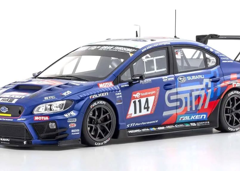 KYOSHO 1/18 (KSR18058A) SUBARU WRX #114 STi NBR