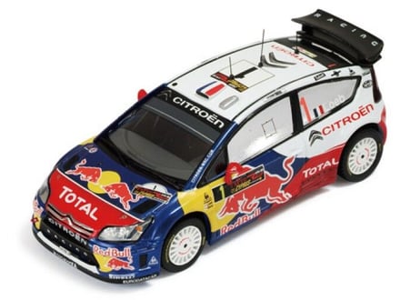 ixo models 1/43 (RAM354) Citroen C4 WRC #1 Winner Rally Cyprus 2009