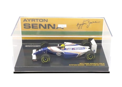 MINICHAMPS 1/43 (547940102) WILLIAMS RENAULT FW16 #2 BRAZIL GP 1994 AYRTON SENNA