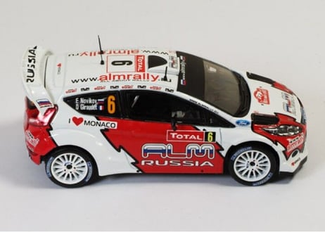 ixo models 1/43 (RAM494) Ford Fiesta RS WRC #6 Rally Monte Carlo 2012