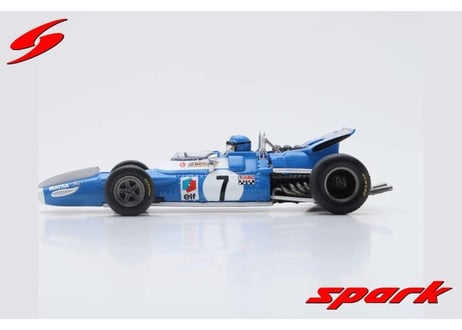 Spark 1/43 (S7193) MATRA MS80 #7 2ND FRENCH GP 1969
