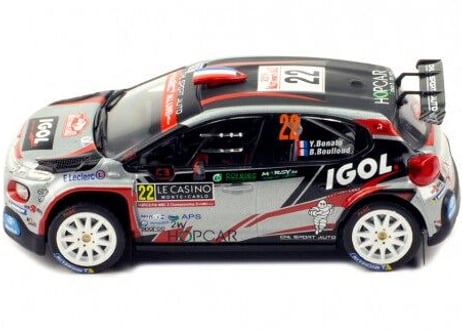 ixo models 1/43 (RAM737) Citroen C3 R5 #22 Monte Carlo 2019