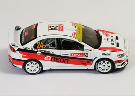 ixo models 1/43 (RAM497) Mitsubishi Lancer EVO X #24 Rally Monte Carlo 2012  O.Burri