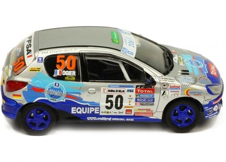 ixo models 1/43 (RAM697) Peugeot 206XS Rallye Terre des Cardabelles ＃50 Winner