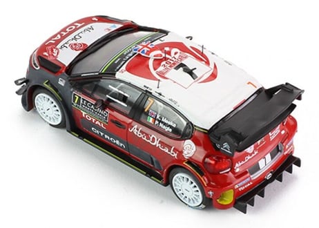 ixo models 1/43  (RAM638) CITROEN C3 WRC #7 Monte Carlo 2017
