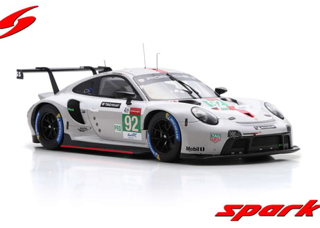 Spark 1/18 (18S717) Porsche 911 RSR-19 #92 Porsche GT Team 3rd LMGTE Pro class 24H Le Mans 2021