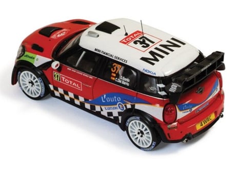 ixo models 1/43 (RAＭ500) Mini John Cooper Works #37  2nd Rally Monte Carlo 2012