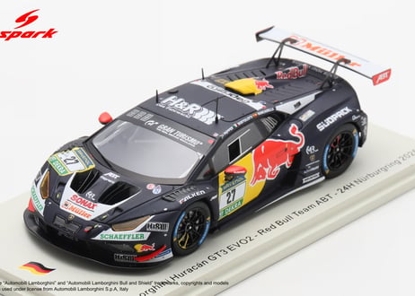 Spark 1/43 (SG1007) Lamborghini Huracan GT3 EVO2 #27 Red Bull Team ABT 24H Nurburgring 2025