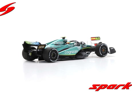 Spark1/43(S8597)AstonMartinAMR23#14 AstonMartinAramcoCognizant F1Team 2ndCanadaGP2023 With pitboard