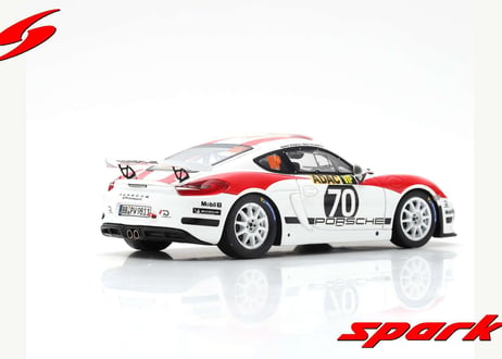 Spark 1/43 (SG274) Porsche Cayman GT4 Clubsport #70 R-GT Rally of Germany 2018