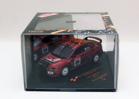 VITESSE 1/43 (43440) MITSUBISHI LANCER EVOLUTION X #00 H.Miyoshi/H.Ichino Rally JAPAN 2007 Zero Car