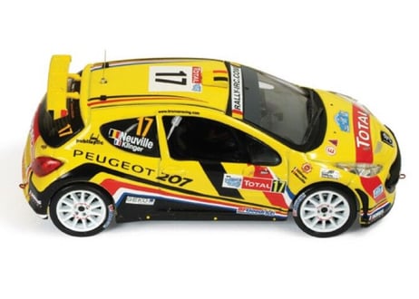 ixo models 1/43 (RAM437) Peugeot 207 S2000 #17 3rd Rally Ypres 2010
