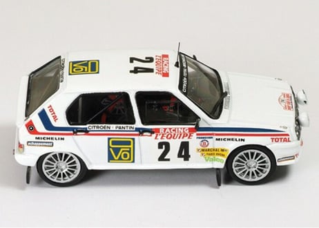 ixo models 1/43 (RAC128) CITROEN ヴィザ クロノ 1983年 ツール・ド・コルス #24