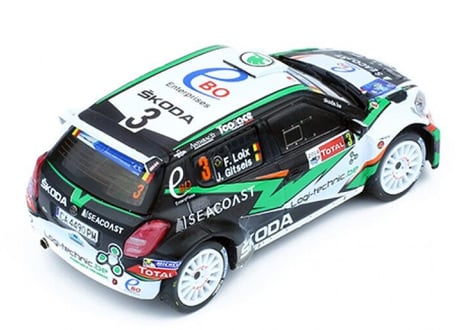 ixo models 1/43 (RAM583) SKODA FABIA S200 #3 Winner Ypres Rally 2014