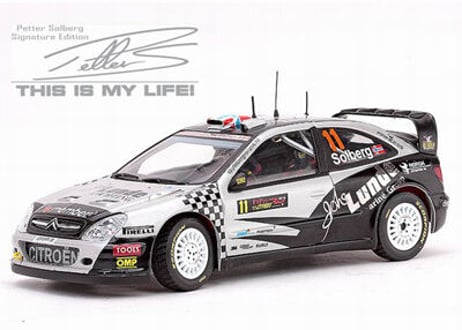 Sun Star 1/18 (4471) Citroen Xsara WRC Petter Solberg Signature 3rd Cyprus Rally 2009