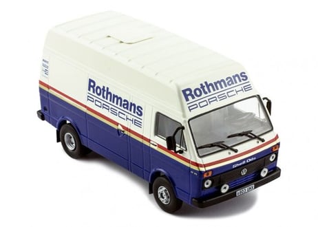 ixo models 1/43 (RAC285) Volkswagen LT35 LWB Rallye Assistance Van "Rothmans Porsche" white/blue