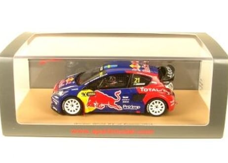 Spark 1/43 (S5198) Peugeot 208 WRX #21 Winner World RX of France 2016