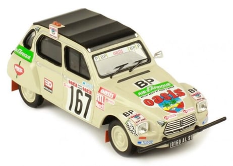 ixo models 1/43 (RAC289) Citroen Dyane Rally Paris-Dakar 1979 #167