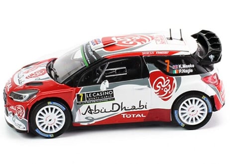 ixo models 1/43 (RAM627) CITROEN DS3 WRC #7 Rallye Monte-Carlo 2016